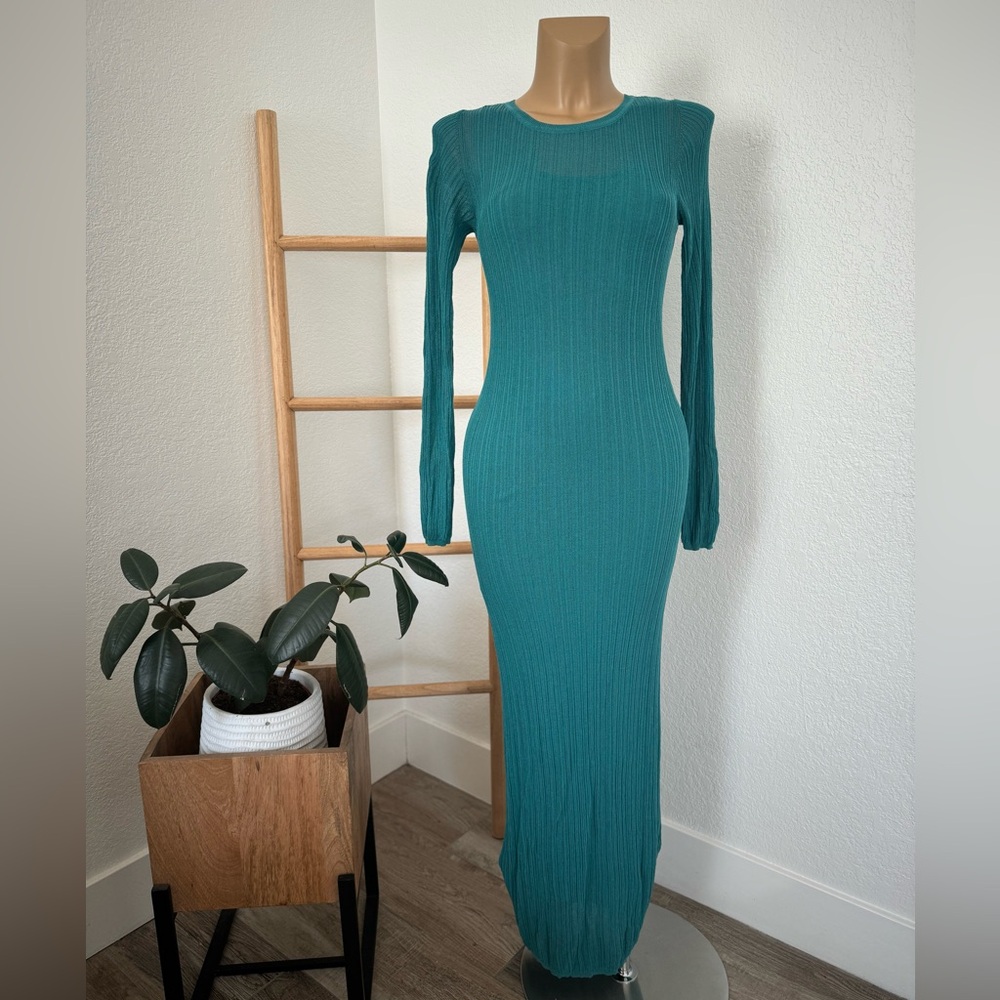 Nwt Women's Long Sleeve Sheer Midi Dress - Future
Collective with Jenny K Lopez - Picture 5 of 6